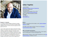 Desktop Screenshot of julian.togelius.com